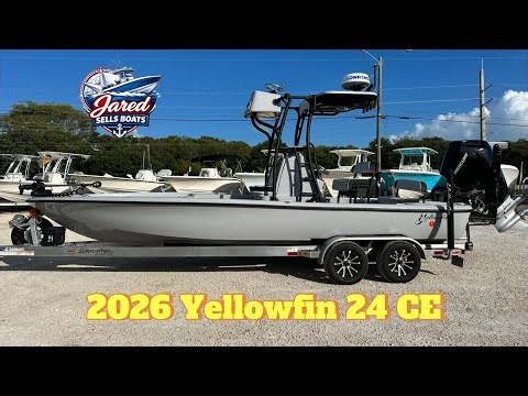2026 Yellowfin 24 CE Walkthrough. For Sale $207k.