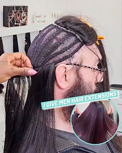 394K views · 2.3K reactions | I give men hair extensions, and people are divided - some say they should ‘be a man’  | Ultimate | Facebook