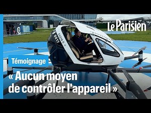 We boarded the Chinese drone taxi tested by IShowSpeed