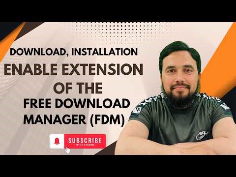 How to download, install and enable extension of the Free Download Manager (FDM)