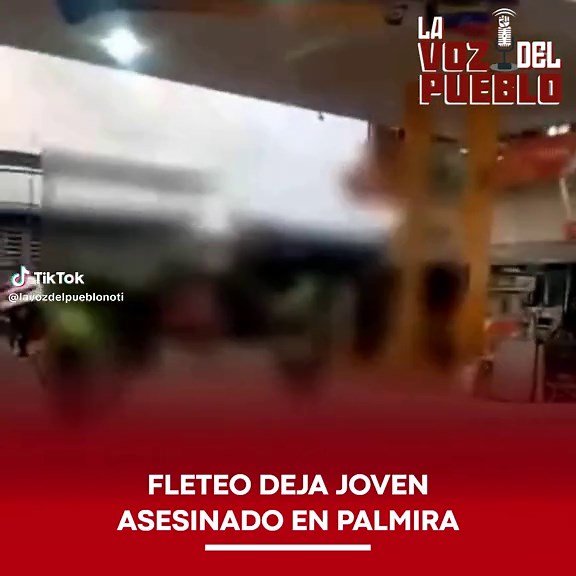 🚨 FLETEO DEJA JOVEN ASESINADO EN PALMIRA Un violento hecho se registró en las últimas horas en Palmira, donde un joven fue asesinado en medio de un presunto caso de fleteo ocurrido en una estación de servicio. El crimen tuvo lugar en la Calle 42 con Carrera 32, donde, según versiones preliminares, la víctima acababa de llegar a tanquear su vehículo cuando fue interceptada por sujetos armados. De acuerdo con la información inicial, el joven habría retirado minutos antes una suma superior a los 3