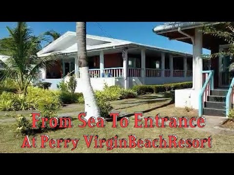 From The Sea To The Entrance At Perry Virgin Beach Resort, Malbago, Daanbantayan, Cebu, Philippines