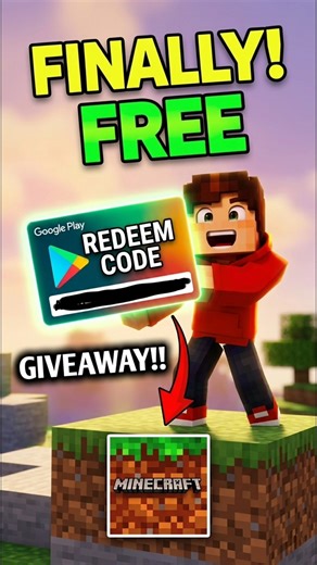 FINALLY! MINECRAFT GIVEAWAY 🎁🥳| ₹29 redeem code!