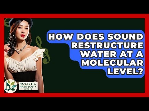 How Does Sound Restructure Water At A Molecular Level? - Holistic Harmony Music