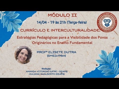 Módulo II currículo e interculturalidade