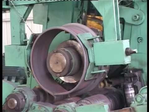 wheel rim coiling machine