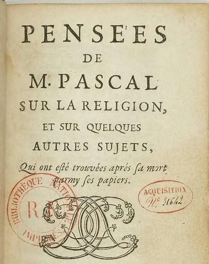 Le pari de Pascal