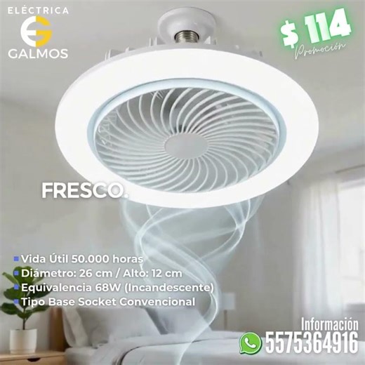 FOCO VENTILADOR 22W