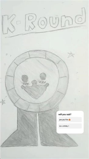 K round deltarune drawing #deltarune #drawing #art #shorts