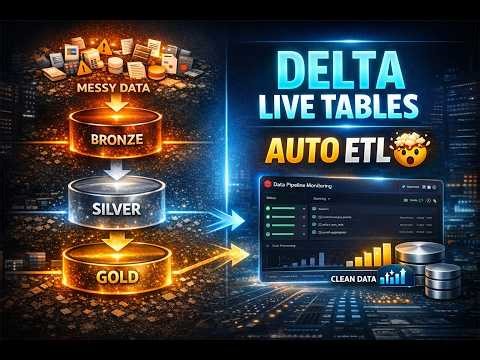 Databricks Delta Live Tables Explained (DLT) | Build Auto ETL Pipelines Step-by-Step