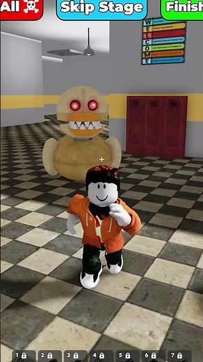 Rukay escape DUCK BOT PRISON RUN! #roblox #shorts