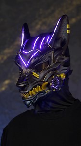 25K views · 2.6K reactions | New Purple Chameleon Cyberpunk mask with...