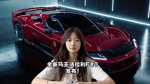 全新马王法拉利F80发布！海外售2849万元，限量799台！