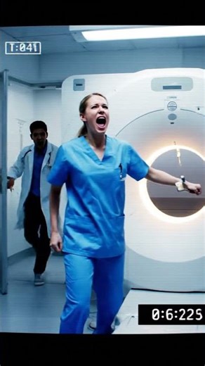 Terrifying MRI Room Accident Caught on CCTV | Metal Object Pulled by Magnet!