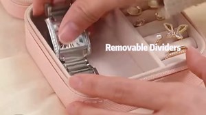 Personalized Jewelry Box, With Name and Flower Custom Travel Jewelry Case Box Organizer Box, Birthday Gifts for Women, Bridesmaid Proposal Unique Presents