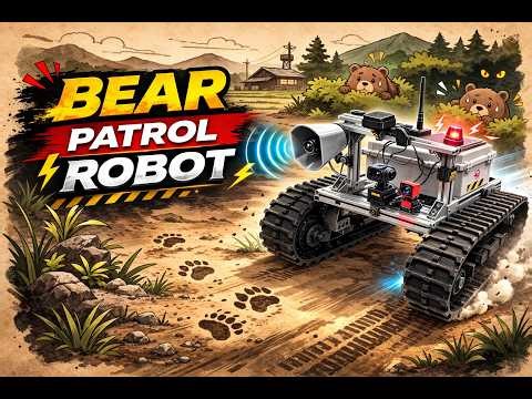 Can Patrol Robots Stop Bear Attacks in Japan? | AT-Crawler