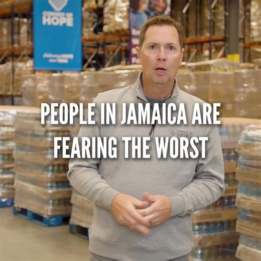 After Hurricane Melissa passed, many families in Jamaica will be picking up the pieces of what’s left. Convoy of Hope is on the way to distribute relief supplies and offer comfort in the chaos. Your support brings stability and hope in a time of loss. Donate now to help communities rebuild. | Convoy of Hope