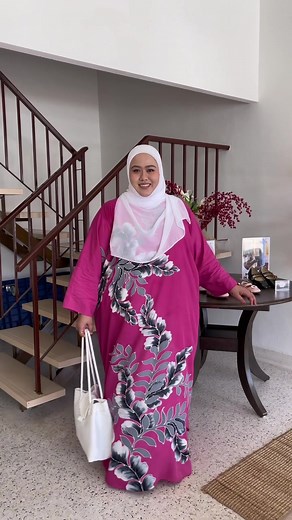 Kaftan Dres/Jubah Batik Plussize 48-62inci - Indah Bulan