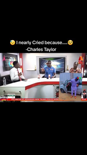 "I was denied entry to the Accra Sports Stadium because I was driving a small car, however, Afena-Gyan was allowed entry because he was driving a Range-Rover" - Charles Taylor on Angel TV. | Dan Kwaku Yeboah