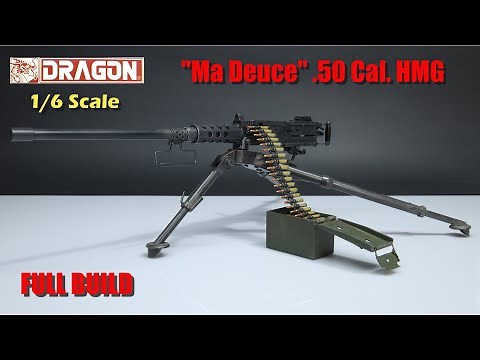 Dragon Models 1/6 Scale M2 .50 Cal. HMG #ww2 #machinegun #models