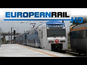 Fertagus 3500 EMU calls & Comboios de Portugal 2240 EMU arrives at Pinhal Novo