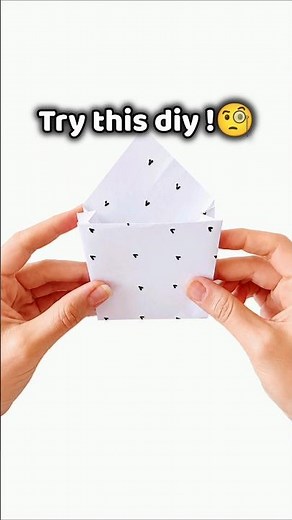 DIY Paper Envelope ✉️ Easy & Cute | No Glue, No Tape! #origamipaper