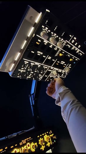 After months of building… my A320 home cockpit finally comes to life. From cold & dark to ready✈️🔥