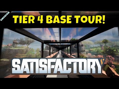 Satisfactory Tier 4 Full Base Tour in Survival Update 7