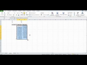 Tabelle zur Binomialverteilung mit Excel erstellen