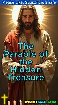 The Parable of the Hidden Treasure. Jesus Christ. Bible Story