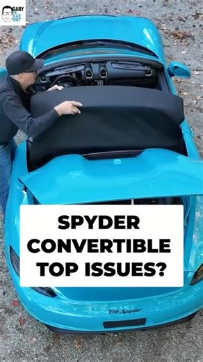 Is the Porsche 718 Spyder Convertible Top a DEALBREAKER? #shorts