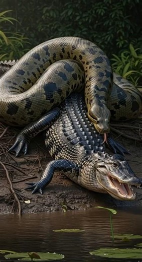 Snake Attack: Can the Crocodile Escape a Python Attack?