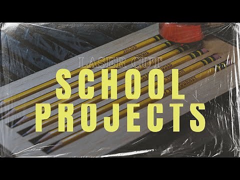 Laser Engraved Wood Pencils - Boss Laser LS-2440 Laser Machine