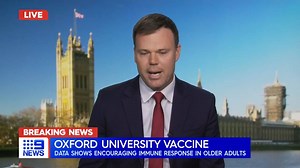 26K views · 210 reactions | JUST IN: New trial data shows that Oxford University's COVID-19 vaccine produces a strong immune response in older adults. #9News | 9 News | Facebook