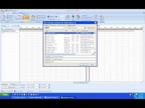 How to setup a Meeting in Microsoft Outlook