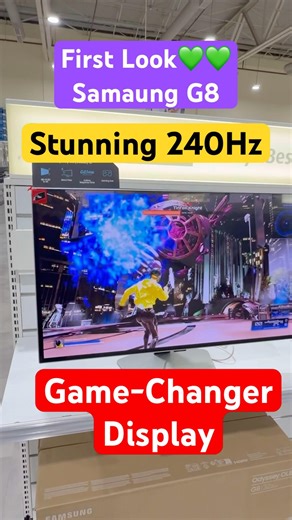 First Look at Samsung 32" Odyssey OLED G8 G80SD Gaming Monitor | 240Hz UHD