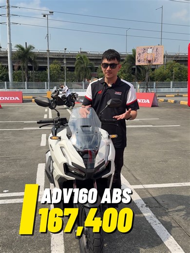 Mga Detalye ng Honda ADV160 at Pearl Fadeless White