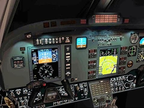 FSX: King Air's ProLine 21 Avionics Suite