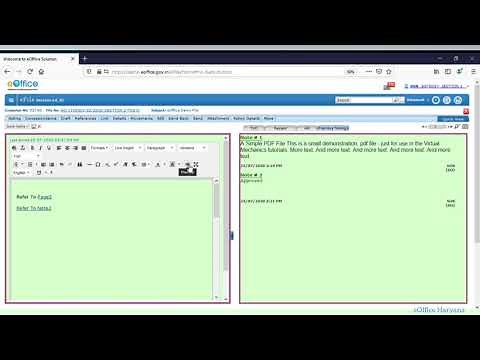 4 Flagging or Reference In Eoffice | Eoffice File Section | Eoffice Haryana