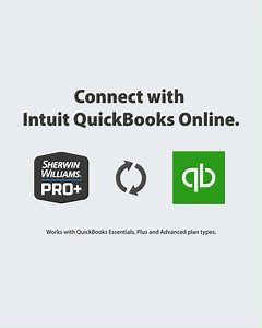 2.6K views | Business management made simple. Connect your PRO+ account to QuickBooks Online in just a few steps. Get started: https://bit.ly/3SmS50z | Sherwin-Williams Paint Pros | Facebook