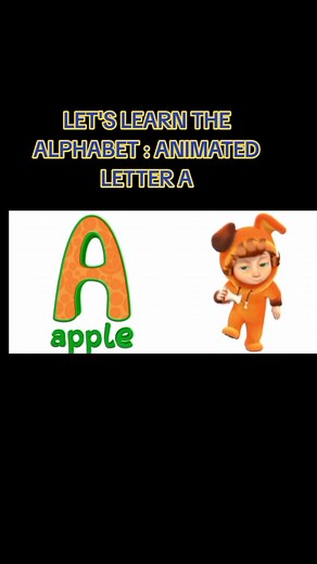 LET'S LEARN THE ALPHABET : ANIMATED LETTER A #animation #kindergarten #viralvideo #baby #daveandava #letters #alphabet #abc #learningapp #games #cartoon #kidsfun #alphabetsong #kidslearningvideos #123 #abcsong #counting #numbers #colours #colors #kidsfuntimetv #fun #preschool #playandlearn #playtime #toddlers #infant #toys #trending