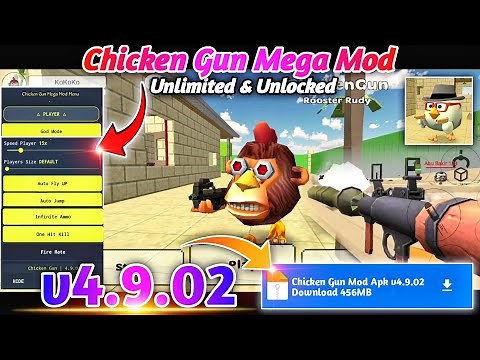 Chicken Gun Mod Apk v4.9.02 | Chicken Gun Unlimited Coins & Unlocked Mod | Chicken Gun Hack v4.9.02