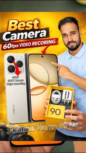 𝗥𝗲𝗮𝗹𝗺𝗲 𝗡𝗮𝗿𝘇𝗼 𝟵𝟬 𝟱𝗚 🔥 60fps Video Recording Worth It? 🤔