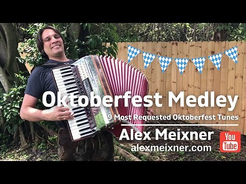 9 Most Requested Oktoberfest Songs - Alex Meixner on Piano Accordion