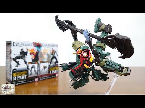 （新2号機αがエヴァフレームに登場！広い可動範囲＆顔周りの細かい塗り分け！）EVA FRAME：ヱヴァンゲリヲン新劇場版03 3種類 レビュー
