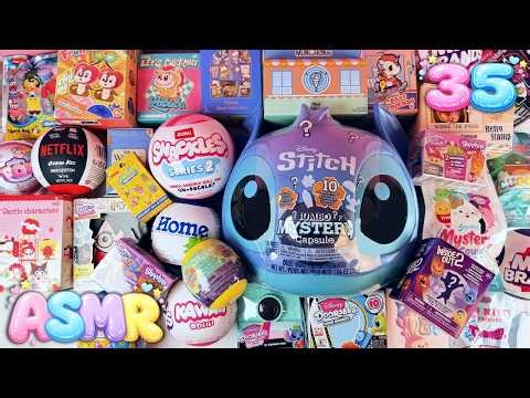 💜 60 Minutes, 35 Blind Box & Blind Bag ASMR 📦 No Talking, No Tapping, No Music (Pure Sounds)