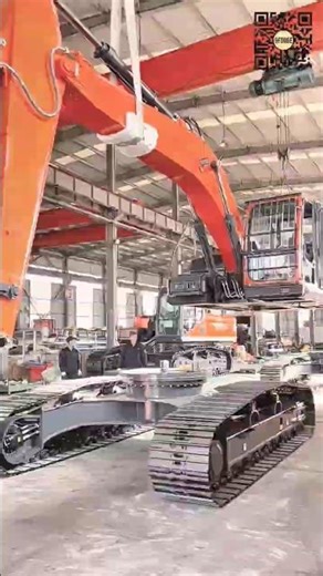 Excavator Assembly: Installing the Operator Cabin on the Undercarriage #9forge