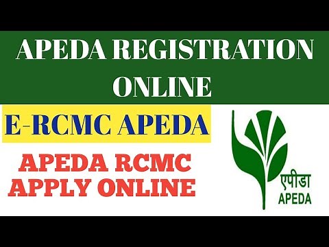 Apeda Registration Online | E-Rcmc Apeda | Apeda Registration For Export | Rcmc Online | APEDA