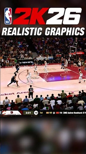 NBA 2K26 Realistic Arena & Lighting Arena MOD #nba2k26 #nba2k25