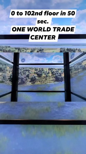 0 to 102nd floor in 50 sec. ONE WORLD TRADE CENTER ELEVATOR RIDE! | The NYC Walking Show